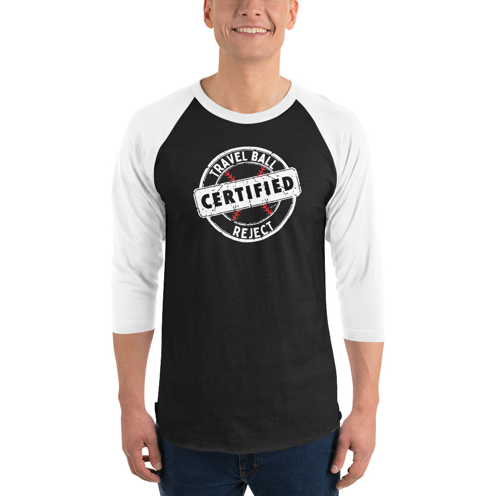 3/4 sleeve raglan shirt