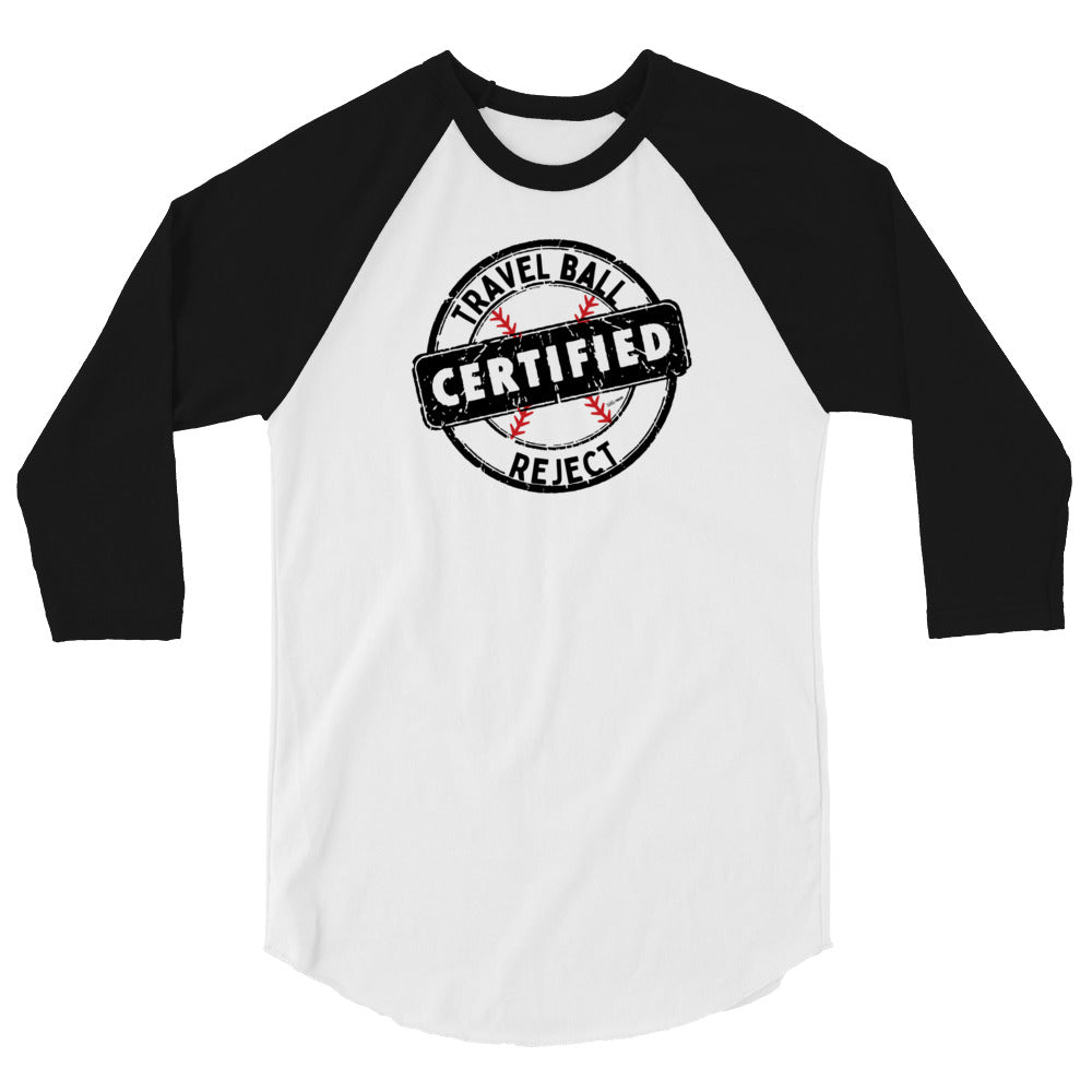 3/4 sleeve raglan shirt