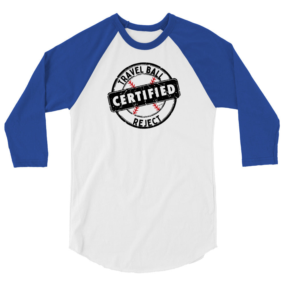 3/4 sleeve raglan shirt