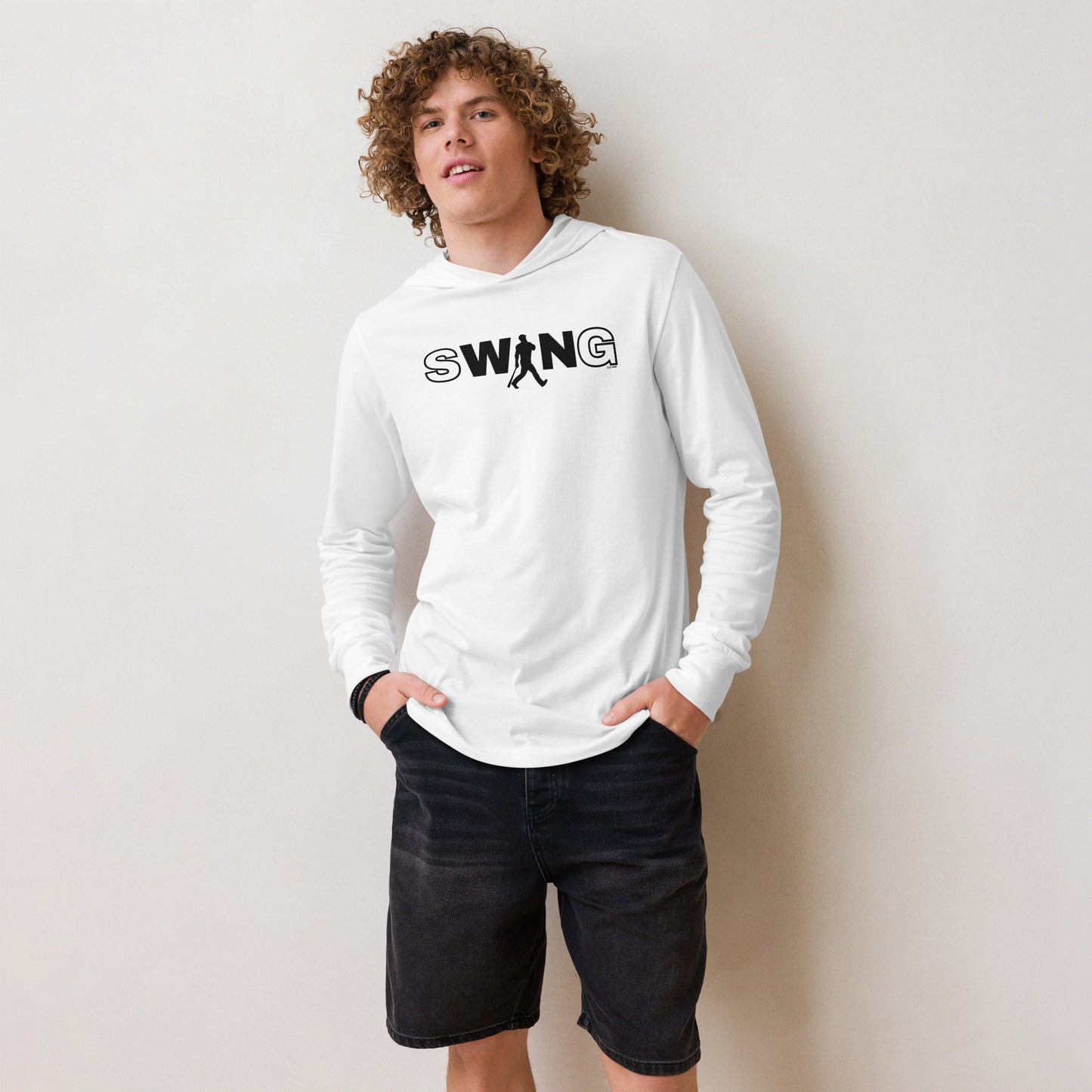 sWINg Hooded long-sleeve tee