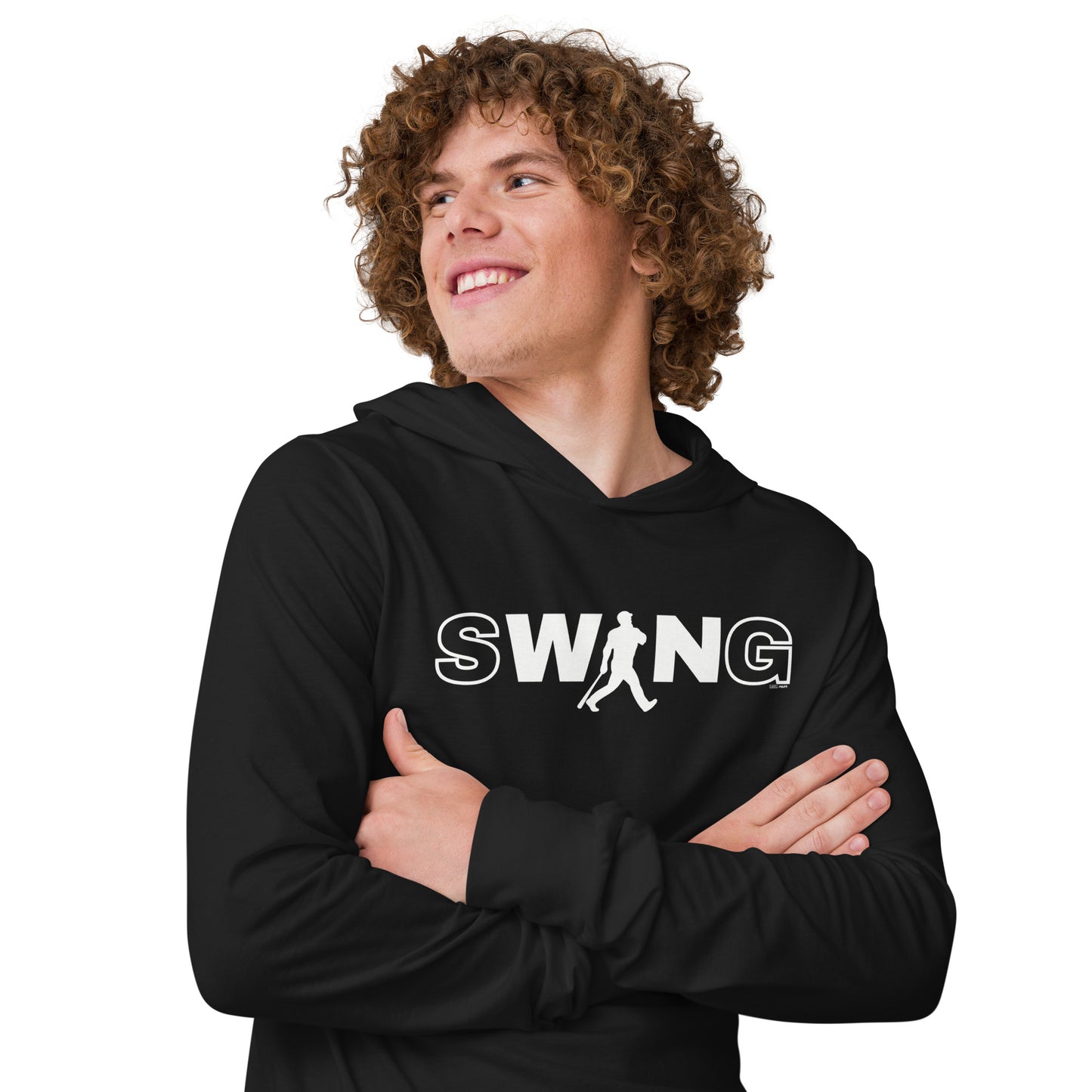 sWINg Hooded long-sleeve tee