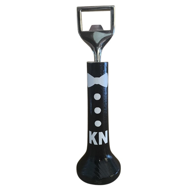 Wood Bat Handle Bottle Openers